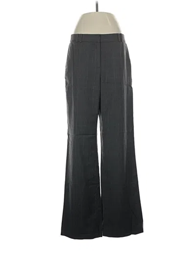 Pre-owned Ann Taylor Loft Wool Pants In Gray