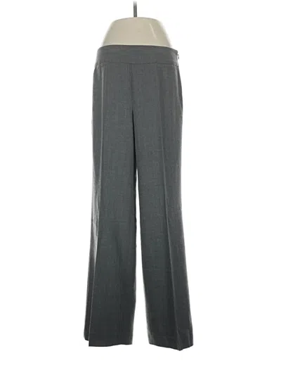 Pre-owned Ann Taylor Loft Wool Pants In Gray
