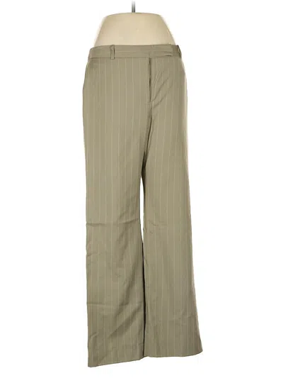 Pre-owned Ann Taylor Loft Wool Pants In Green
