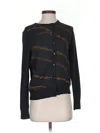 Ann Taylor Long Sleeve Blouse In Black