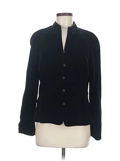 Pre-owned Ann Taylor Long Sleeve Blouse In Black