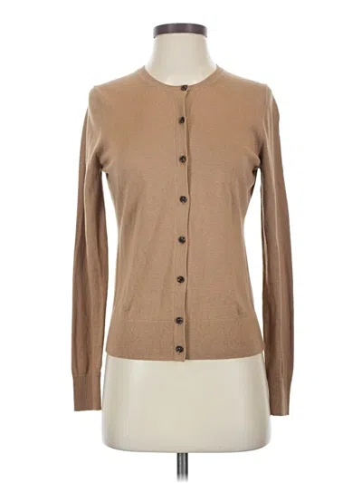 Pre-owned Ann Taylor Long Sleeve Blouse In Brown
