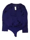 Ann Taylor Long Sleeve Blouse In Purple