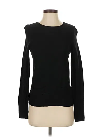 Pre-owned Ann Taylor Long Sleeve T-shirt In Black
