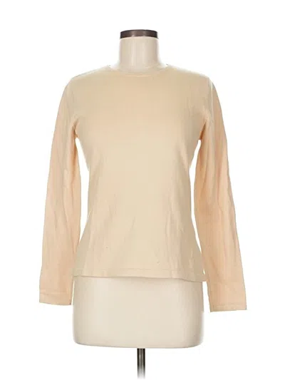 Pre-owned Ann Taylor Long Sleeve T-shirt In Brown