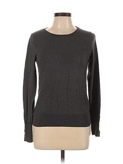 Pre-owned Ann Taylor Long Sleeve T-shirt In Gray