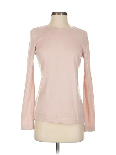Pre-owned Ann Taylor Long Sleeve T-shirt In Pink