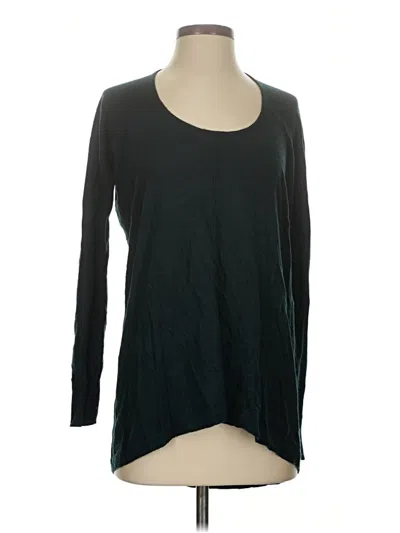 Pre-owned Ann Taylor Long Sleeve T-shirt In Black