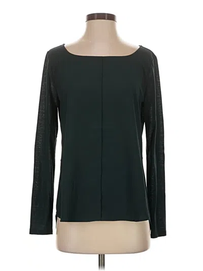 Pre-owned Ann Taylor Long Sleeve T-shirt In Green