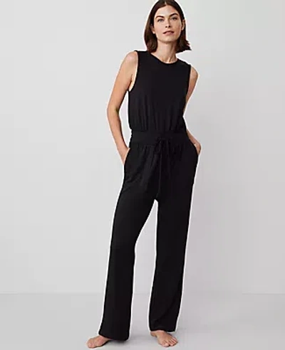 Ann Taylor Lounge Jumpsuit In Black