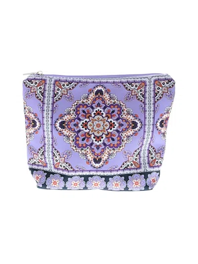 Pre-owned Ann Taylor Makeup Bag In Purple