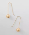 Ann Taylor Metal Ball Drop Earrings In Gold