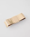 Ann Taylor Metal Bow Hair Clip In Gold