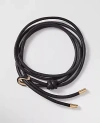 Ann Taylor Metal Loop Leather Wrap Belt