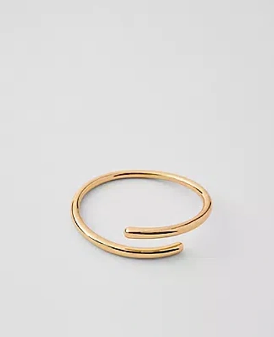 Ann Taylor Metal Wrap Cuff In Gold