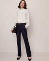 Ann Taylor Mid Rise Boot Jean In Blue