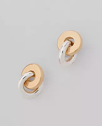 Ann Taylor Mini Hoop Earrings In Silver