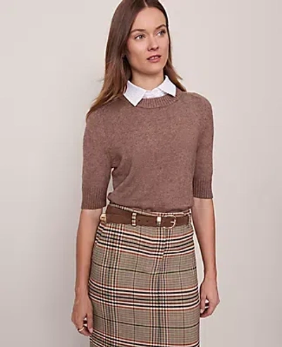 Ann Taylor Mix Media Sweater Tee