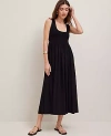 Ann Taylor Petite Mixed Media Sweater Tank Dress