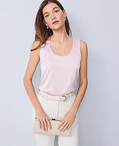 Ann Taylor Mixed Media Tank Top