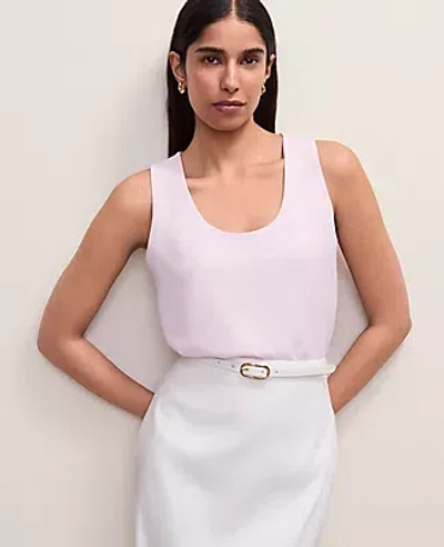 Ann Taylor Mixed Media Tank Top