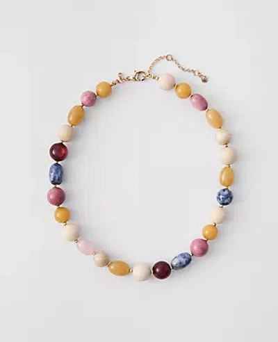 Ann Taylor Mixed Stone Statement Necklace