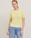 Ann Taylor Modern Sweater Tee In Yellow