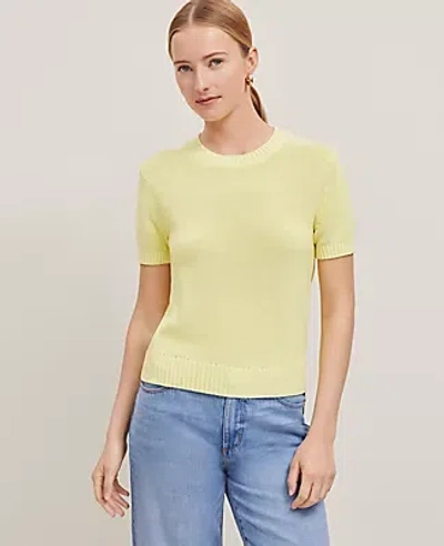 Ann Taylor Modern Sweater Tee In Yellow