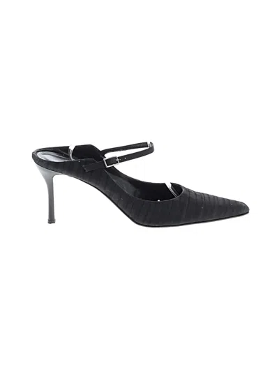 Pre-owned Ann Taylor Mule/clog In Black