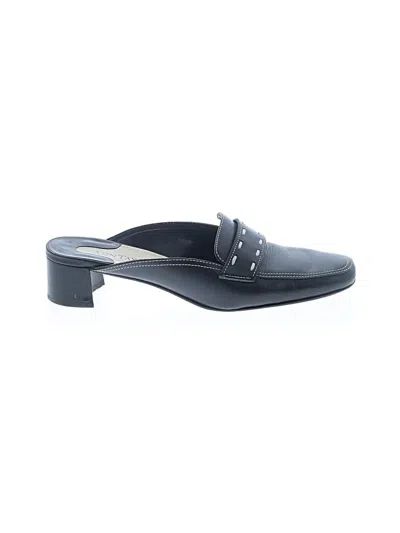 Pre-owned Ann Taylor Mule/clog In Black