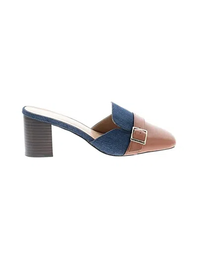 Pre-owned Ann Taylor Mule/clog In Blue