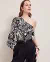 Shop Ann Taylor One-shoulder Blouse
