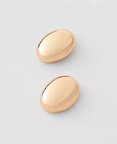 Ann Taylor Oversized Stud Earrings In Gold