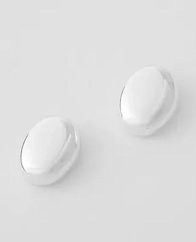 Ann Taylor Oversized Stud Earrings In Silver