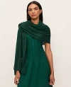 Ann Taylor Oversized Wrap Poncho In Green