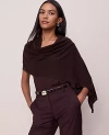 Ann Taylor Oversized Wrap Scarf In Brown