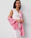 Ann Taylor Oversized Wrap Scarf In Enchanted Pink