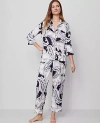 Ann Taylor Paisley Silk Pajama Set
