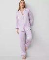 Ann Taylor Pajama Pant Set In Pale Lavender