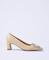 Ann Taylor Patent Leather Buckle Pump
