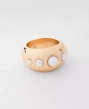 Ann Taylor Pearl Bubble Ring In Gold