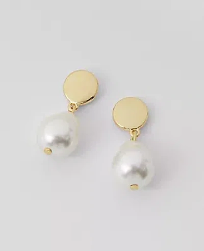 Ann Taylor Pearlized Drop Earrings