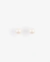 Ann Taylor Pearlized Stud Earrings In Ivory
