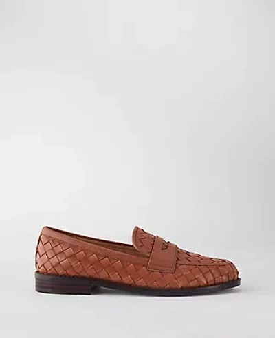 Ann Taylor Penny Loafers In Midnight Mahogany