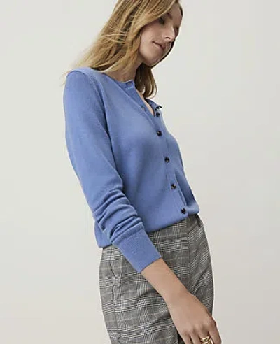 Ann Taylor Petite Ann Cardigan In Ocean Oasis