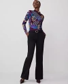 Ann Taylor Petite Belted Boot Pant In Black