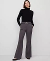 Ann Taylor Petite Belted Boot Pant In Thistle Grey