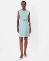 ANN TAYLOR PETITE BELTED FLARE DRESS