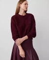 Ann Taylor Petite Bouclé Sweater In Mauve Rose