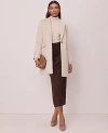 Ann Taylor Petite Chesterfield Coat In Brown